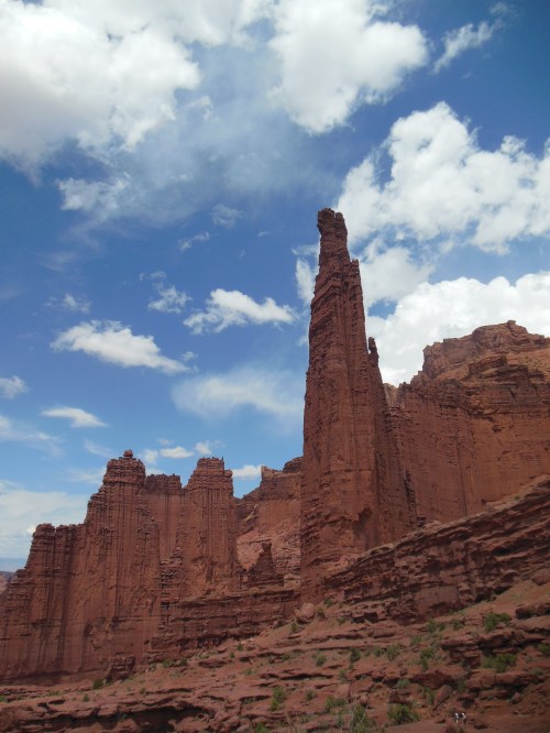 “The Titan” is the tallest structure at Fisher Towers, and is very striking.