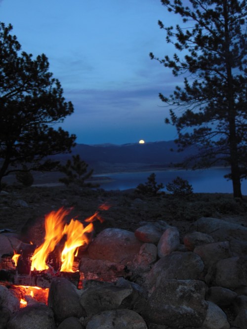 Memorial Day Moonrise over Twin Lakes in Colorado- Not sure I can think of a better way to end the day…