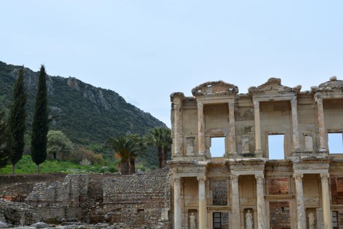 The most famous structure at Ephesus is the library of Celsus.  It’s amazing to think what was going on in other parts of the world two thousand years ago while civilization was thriving here along the Aegean. 