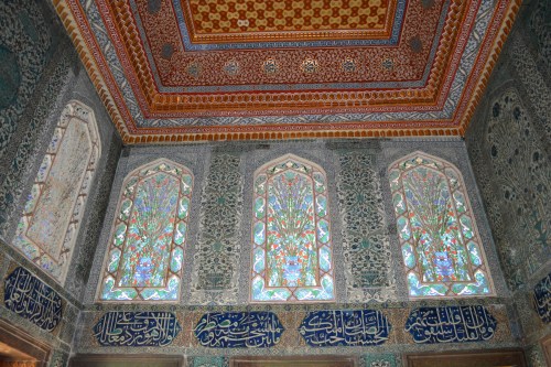 Topkapi Palace- The detail in the palace was beautiful, 
