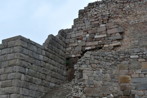 Walls- These areas were inhabited for many generations.  In this picture you can see the precise construction of the Hellenistic Era in comparison to the more patchwork areas built in the Byzantine era.  Interesting to see how knowledge/technology is lost (The Helenistic era started around 300BC while the Byzantine era started around 300 AD and stretched for more than a millennium.  Sadly, the best preserved artifact at Pergamon, the Zeus Altar, was removed by archeologists over a hundred years ago and now resides in Berlin, Germany (though there is no doubt the Turks would like it back!)